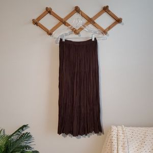 Cactus Flower Brown skirt